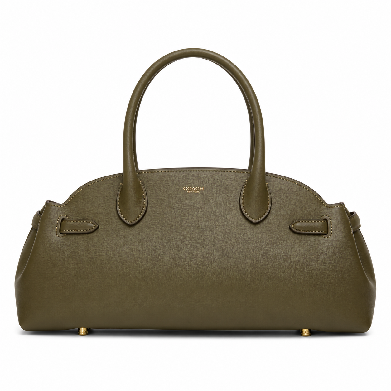 Olive Coach Empire Carryall leather  Bag 34