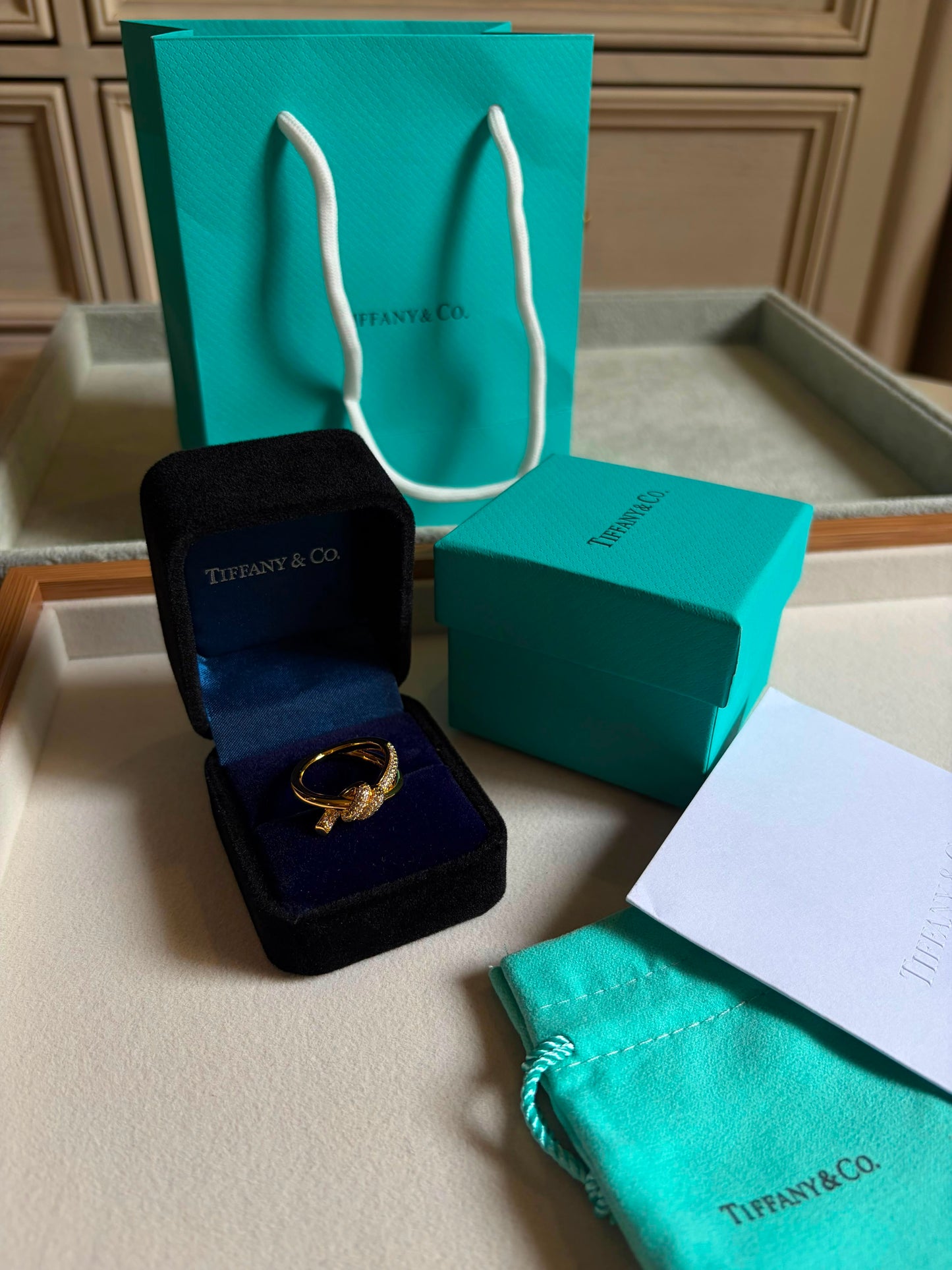 Tiffany & Co. Knot Series Rose Gold Ring