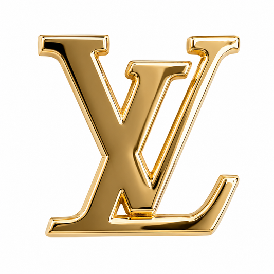 LV Logo Metal Phone Charm Sticker