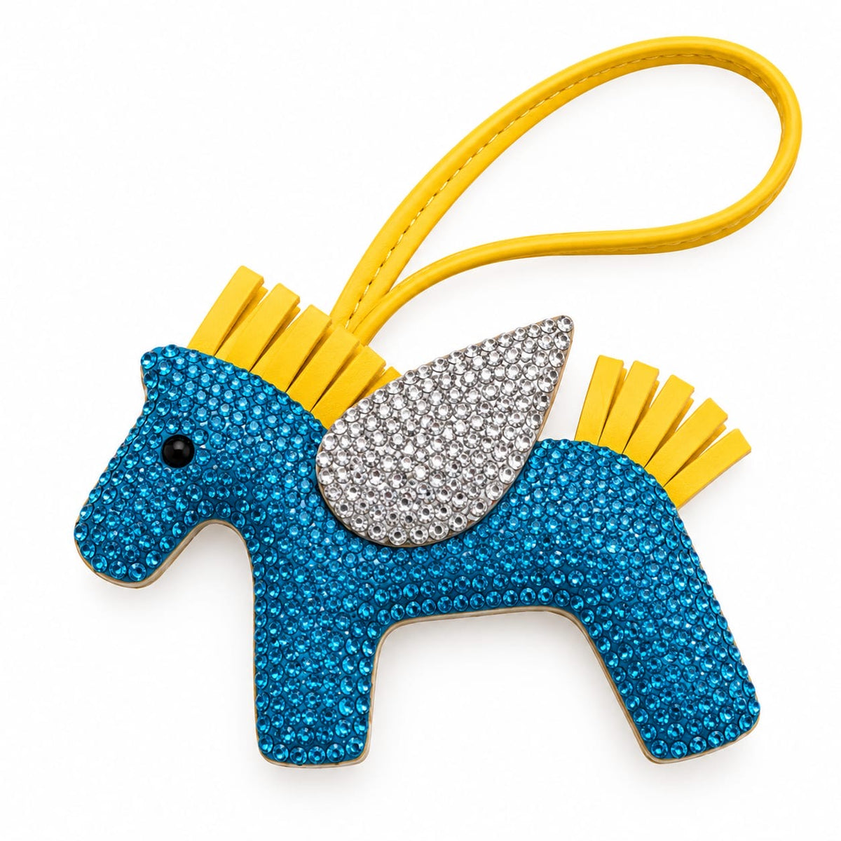 Rhinestone Unicorn Bag Charm