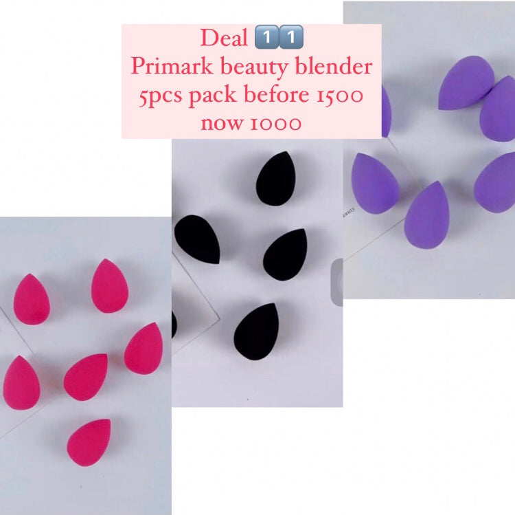 Primark beauty blender pack of 5