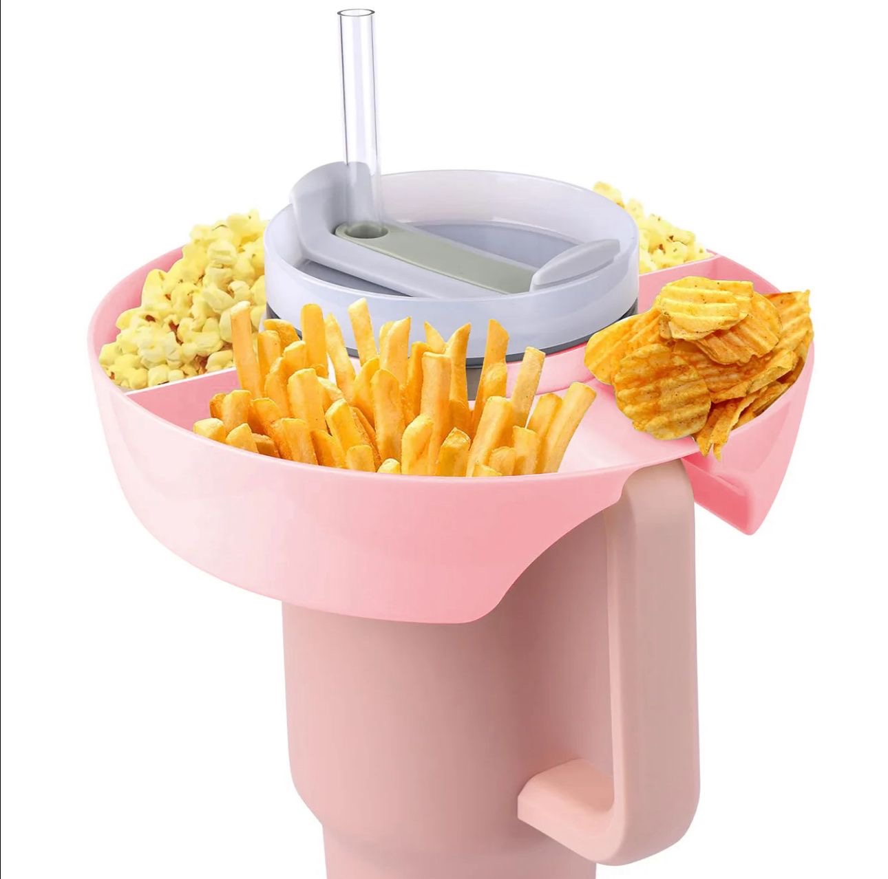 Plastic snack platter cup tumblr 40oz