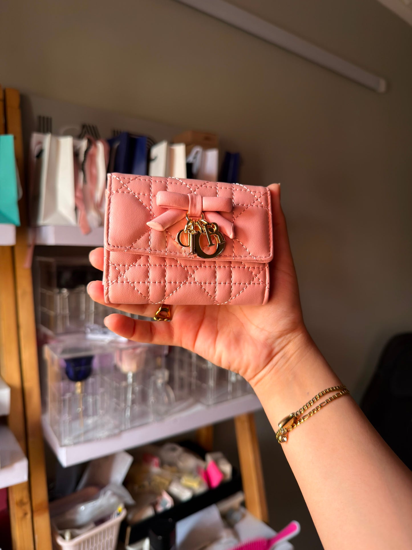 Pink Dior Wallet