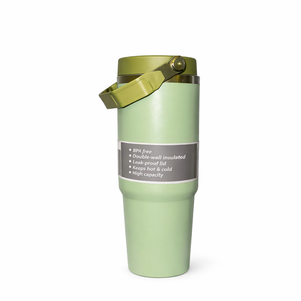 Vacuum insulated mug 30 oz metal tumblr