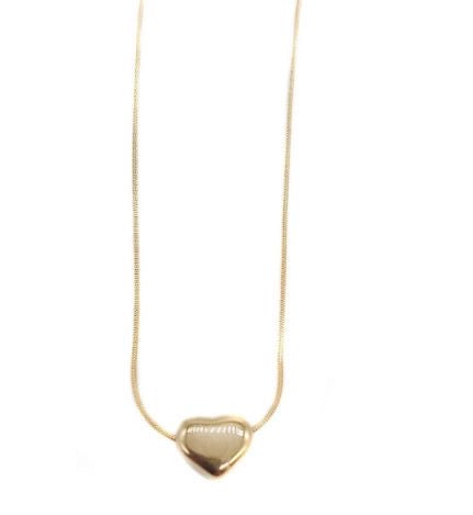 Golden Heartbeat Necklace