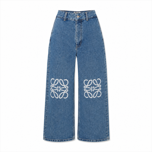 Loewe Anagram Wide-Leg Jeans