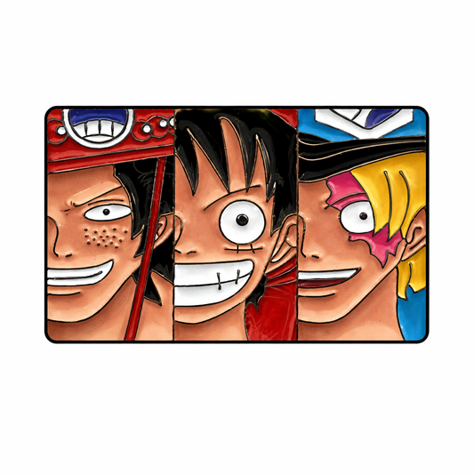 One Piece Anime Trio Design – Metal Phone Sticker