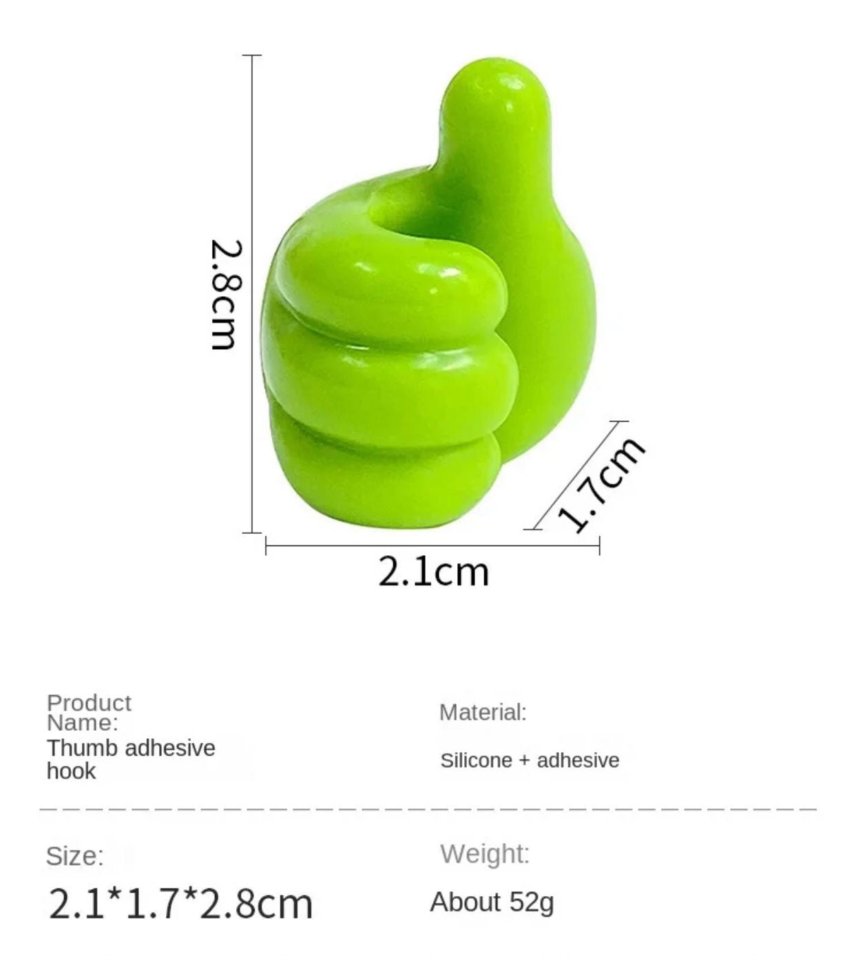 Hand shaped rubber holder