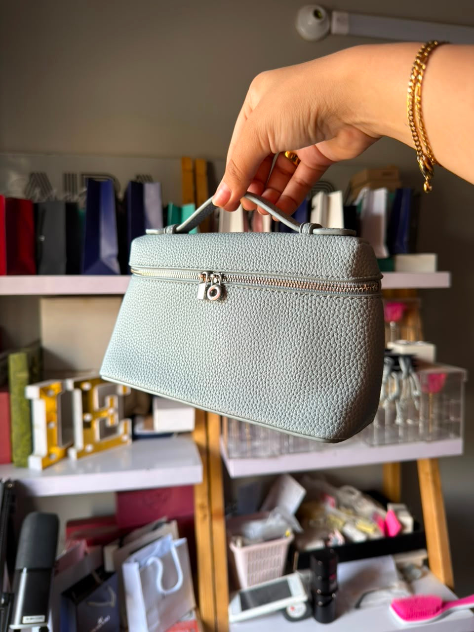 Loro Piana Vanity Case Crossbody Bag
