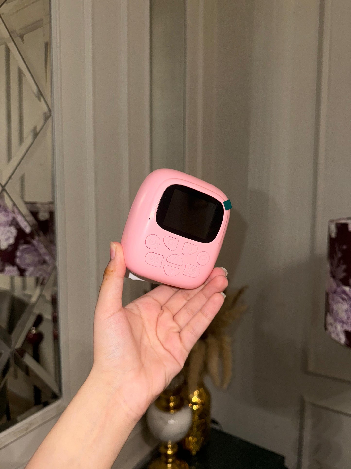 Pink 2in1 printer camera