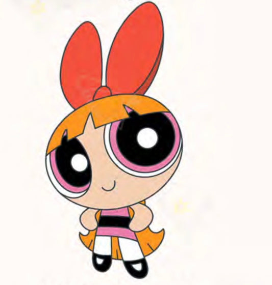 Orange girl Metal Phone Sticker