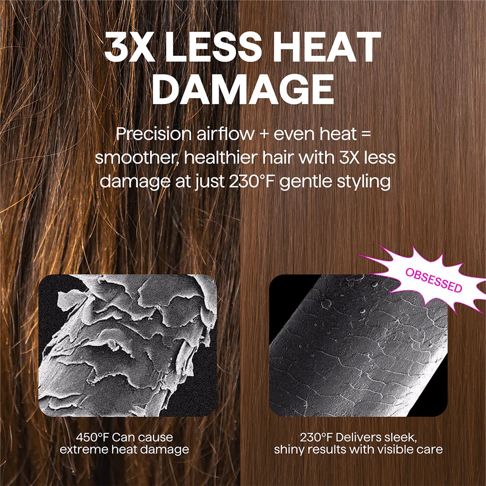 Wavy Talk Pink Air Sculpt 5-in-1 Hot Air Brush Set(Immediate Delivery available)