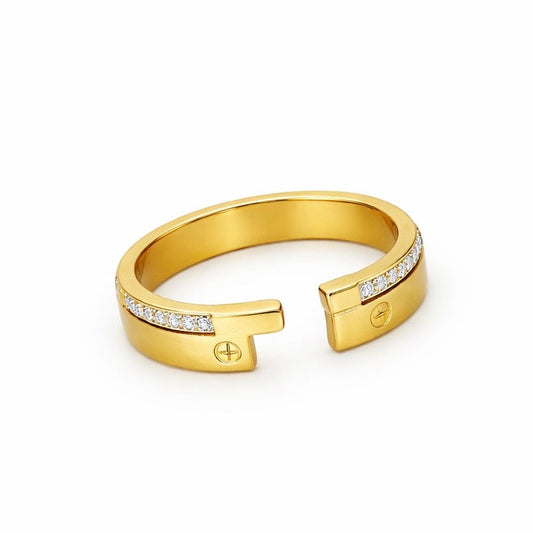 Radiant Open Sparkle Ring