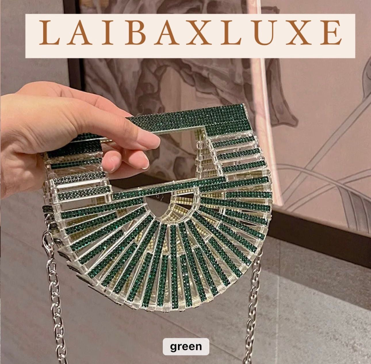 Laibaxluxe ugals crystal bag (pre order)