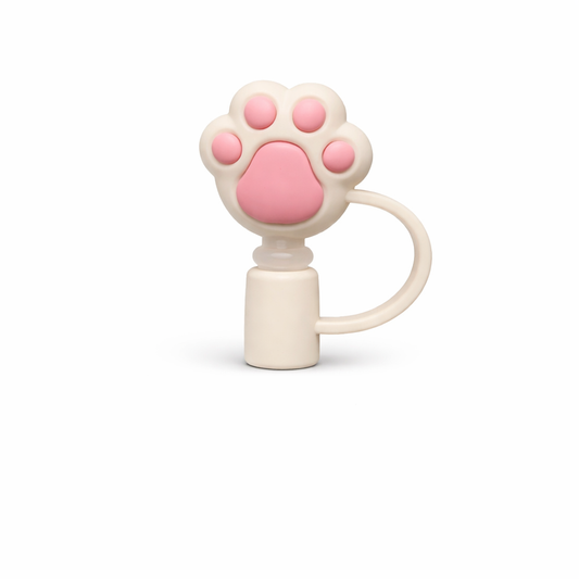 Pink claw straw cover