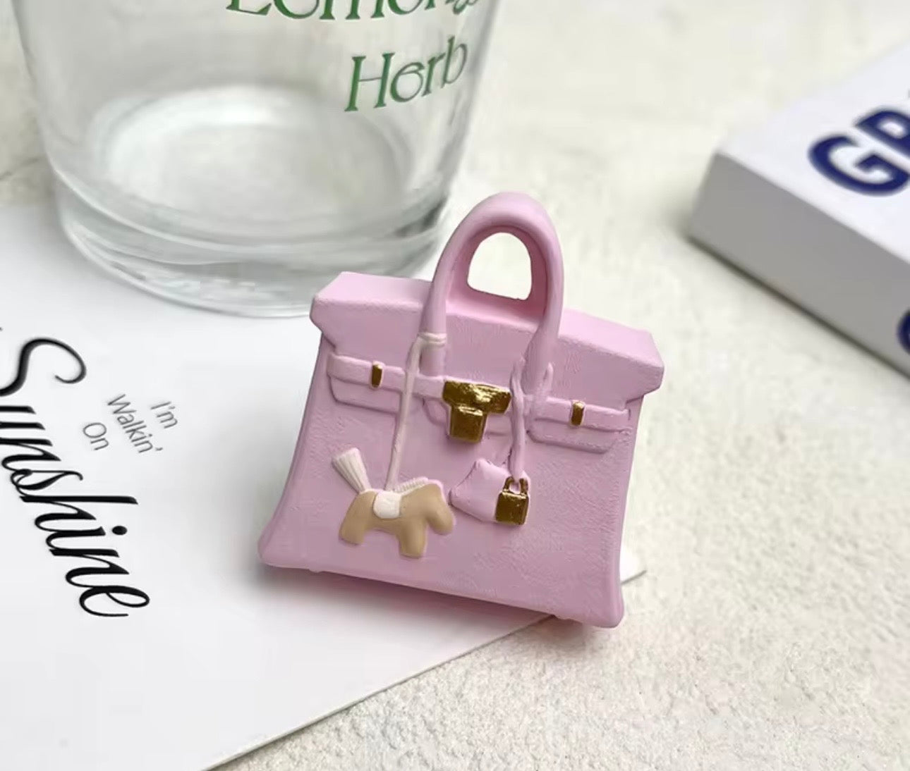 Pink Birkin Bag Car aroma Diffuser