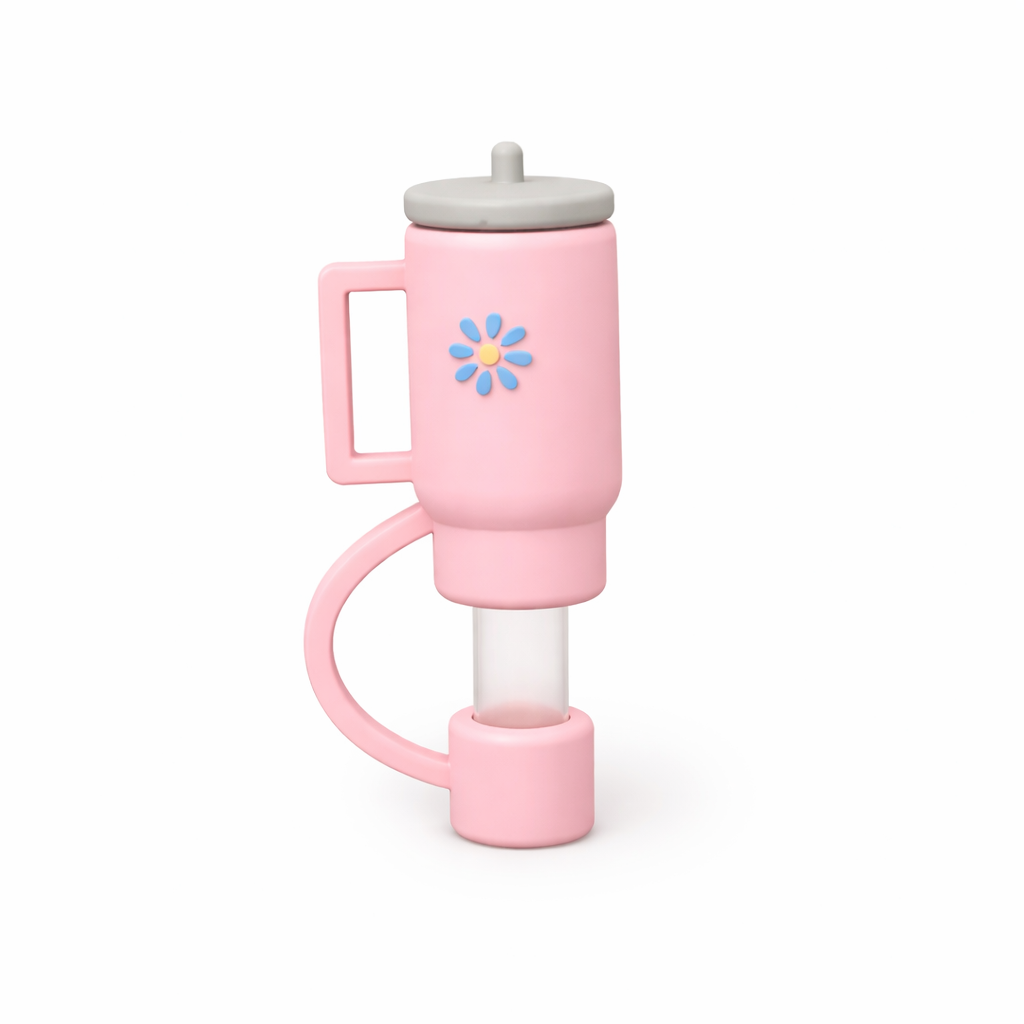 Daisy Tumbler Straw Cover