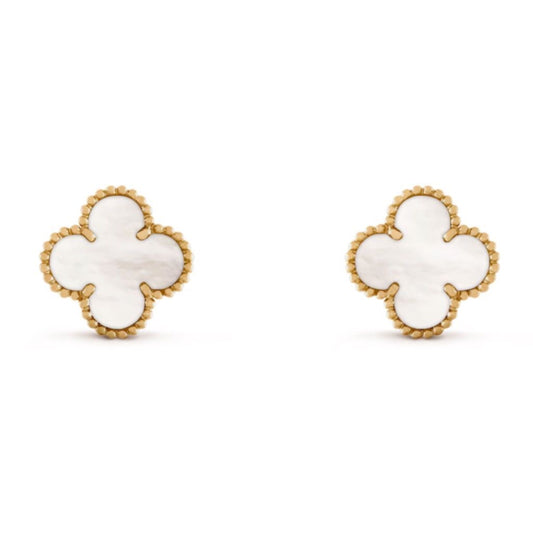 Van Cleef & Arpels- Vintage Alhambra earrings(with box & proper packaging)