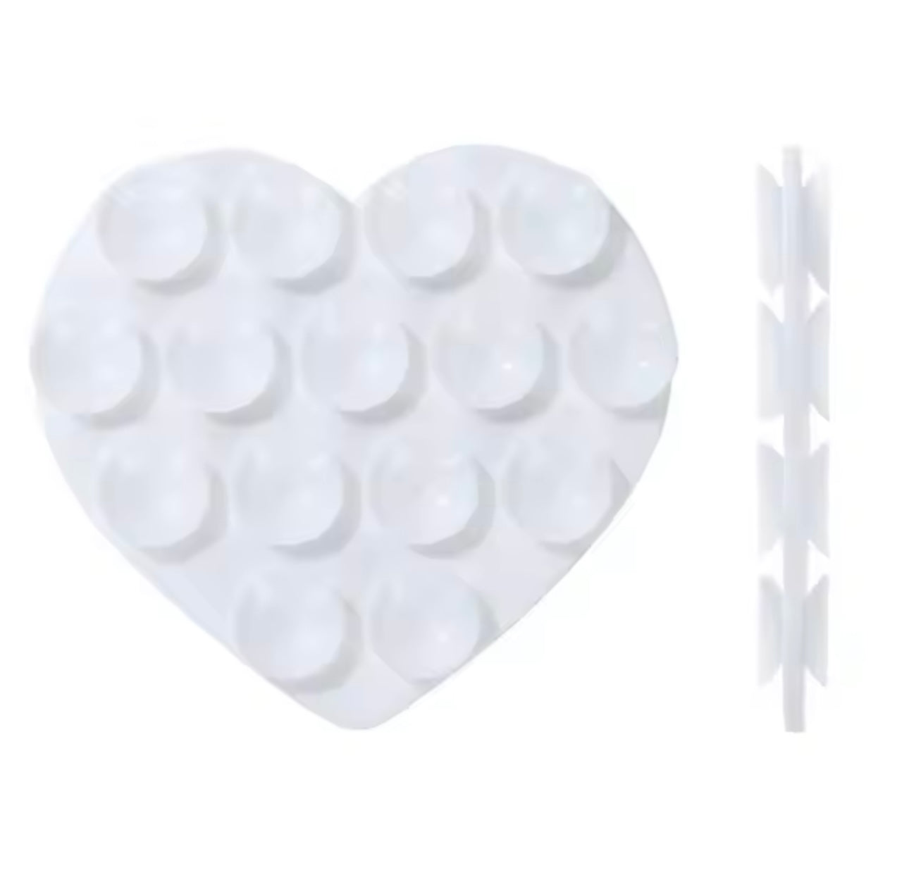 Heart double side grippy