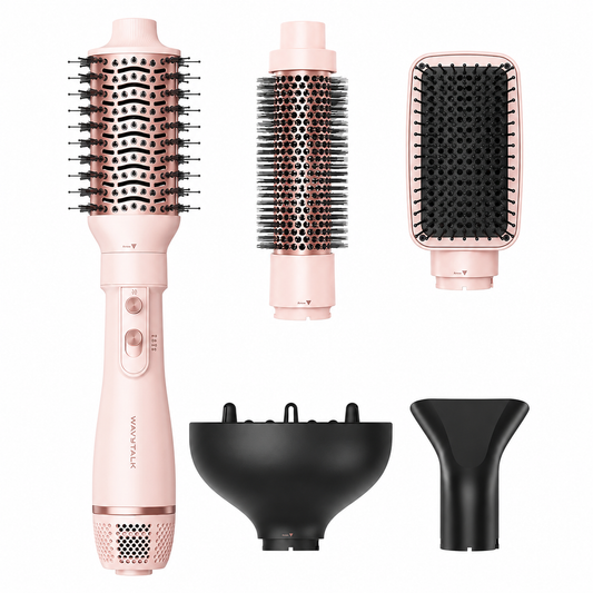 Wavy Talk Pink Air Sculpt 5-in-1 Hot Air Brush Set(Immediate Delivery available)