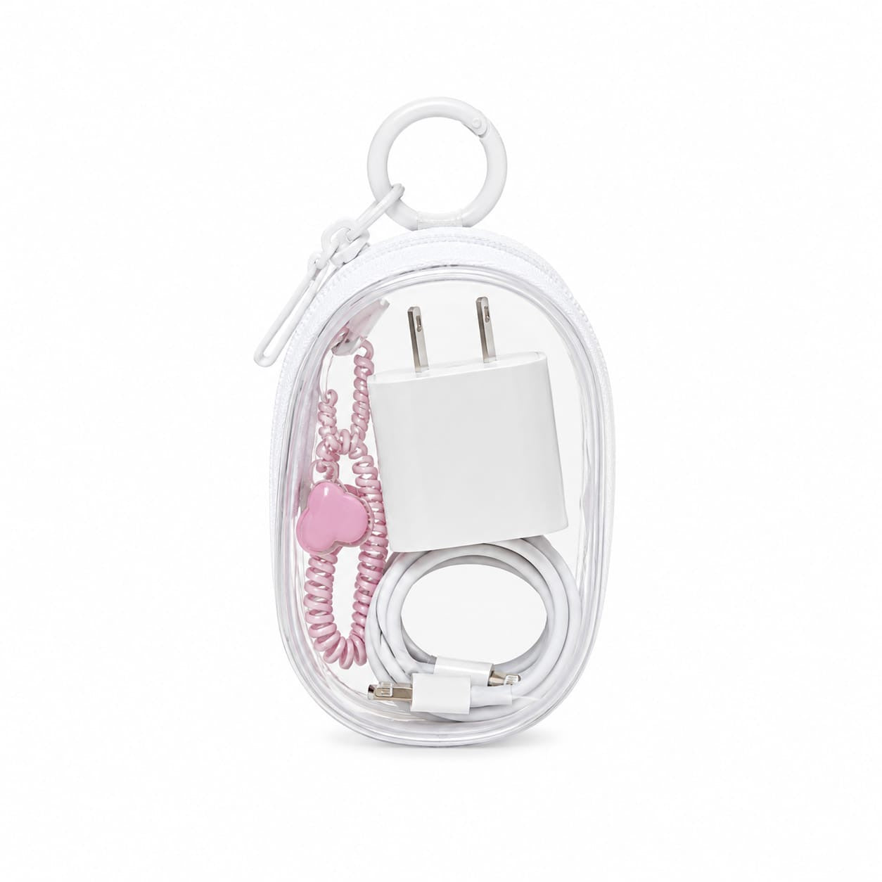Charger pouches key chain