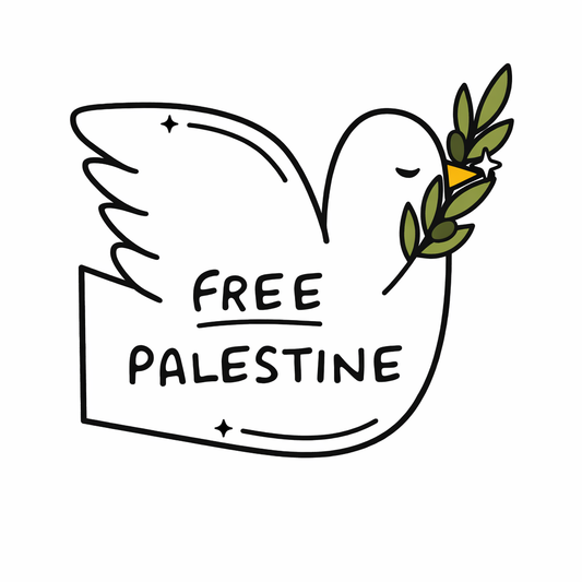 Free Palestine Metal Phone Sticker