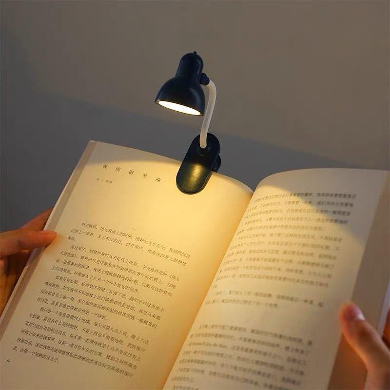 Mini lamp book clip light