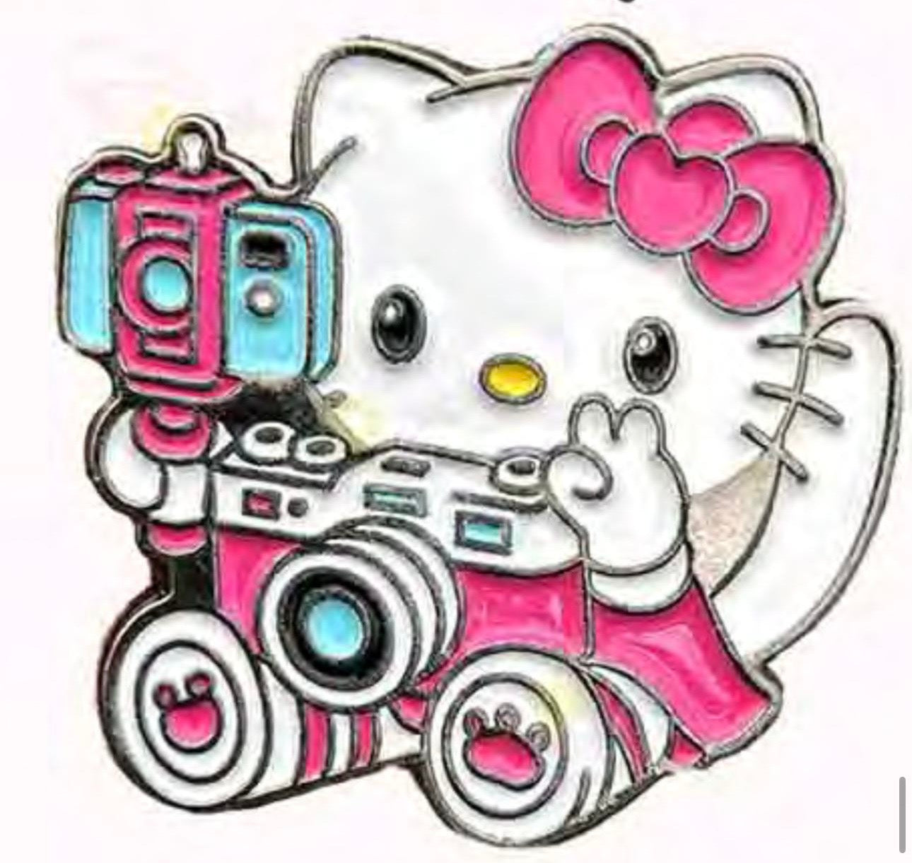 Hello kitty Metal Phone Sticker