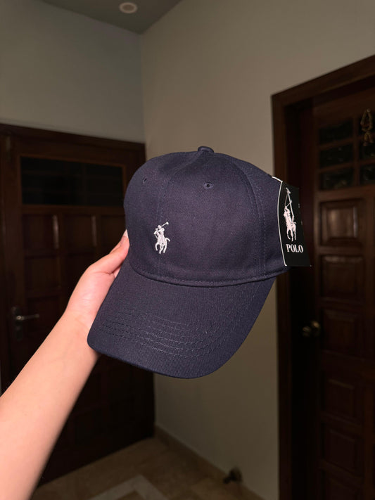Navy blue polo cap
