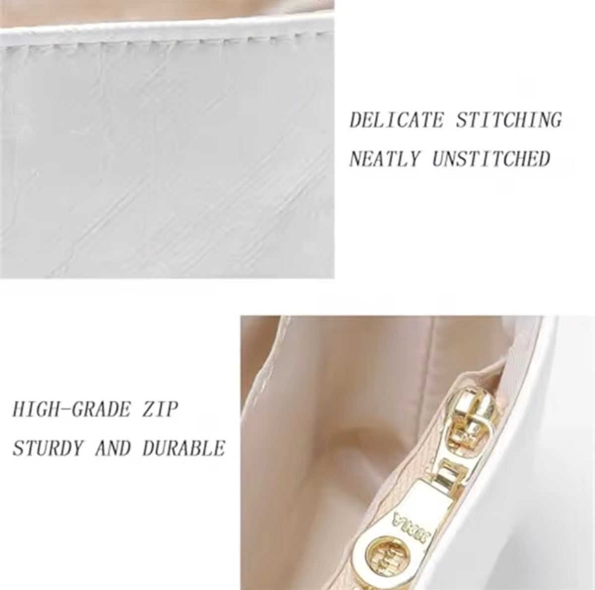 White Bag Organizer For Longchamp Mini Small