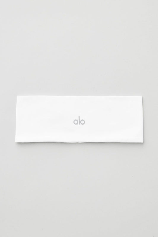 White alo Gym HeadBand