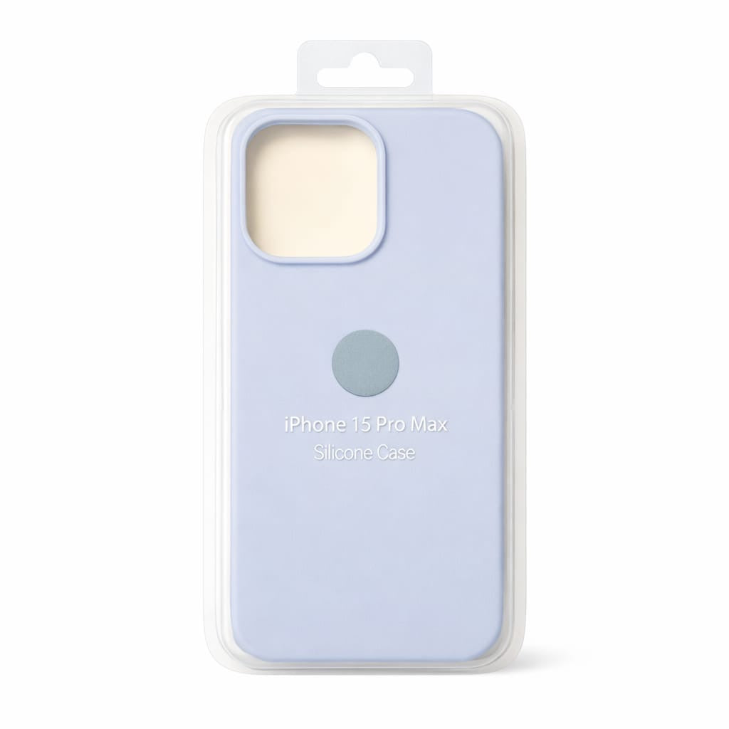 Iphone case Sky Blue 15 pro max silicone