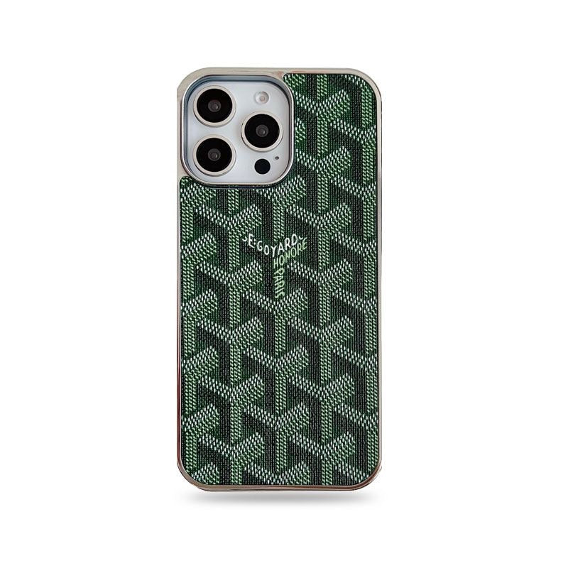 Iphone case-Green Goyard 17 pro Max & 16 Pro Max