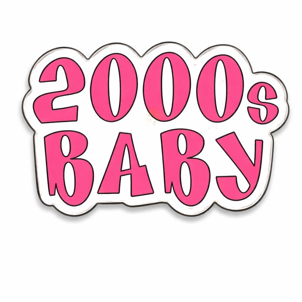 2000’s Baby – Metal Phone Charm Sticker