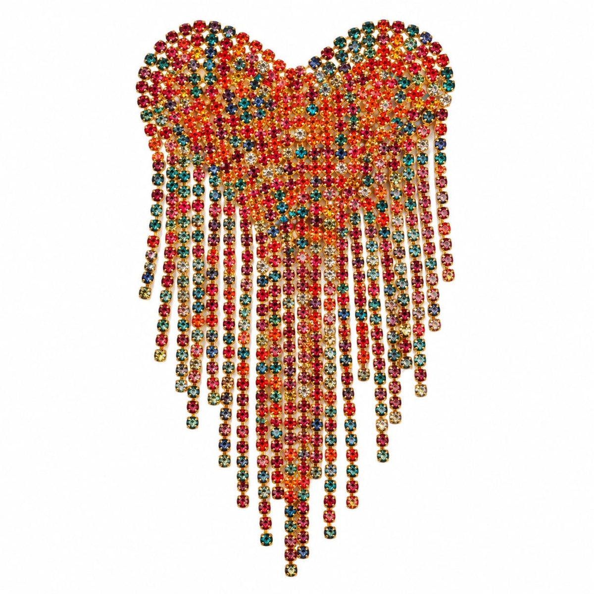 Rhinestone Heart Phone Pop Socket