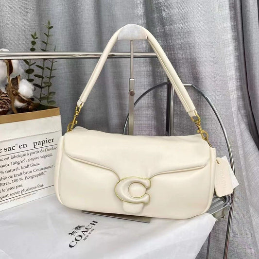 Big white Coach Tabby Bag (In Stock)