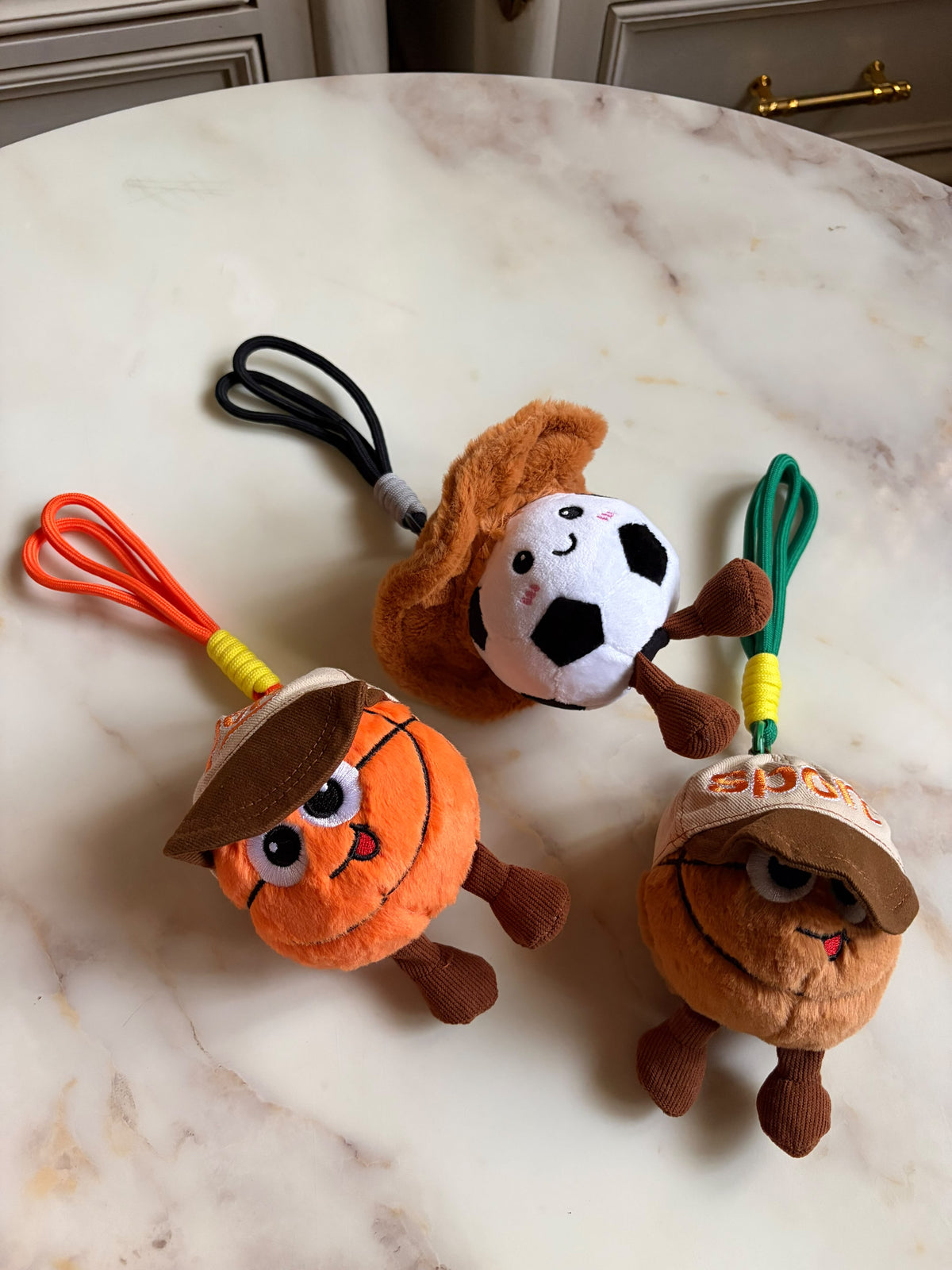 Jelly Sports Ball Bag Charm