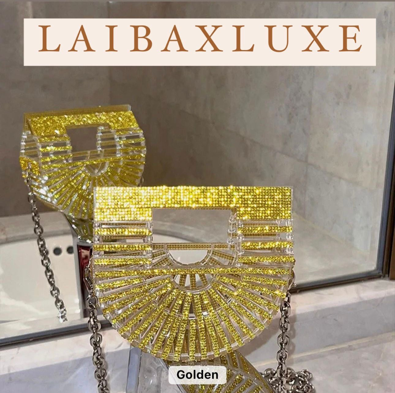 Laibaxluxe ugals crystal bag (pre order)