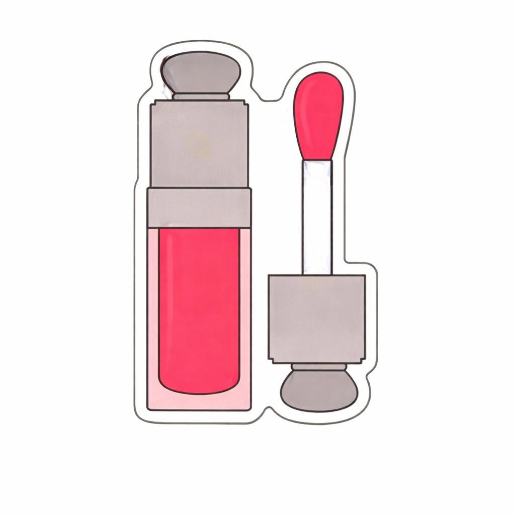 Lip Oil – Metal Phone Charm Sticker