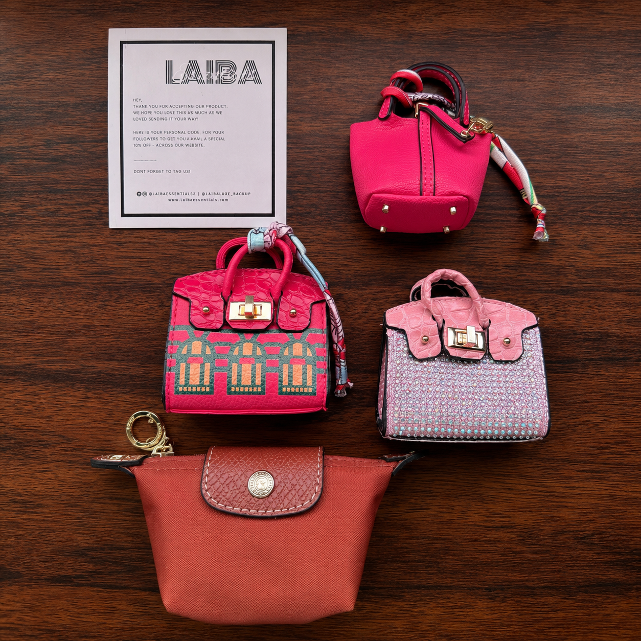4pcs Bag accessories value pack 4