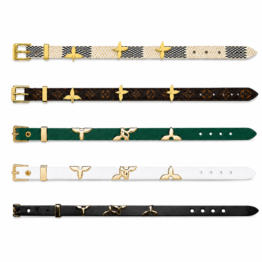 Louis Vuitton Monogram Leather Bracelet