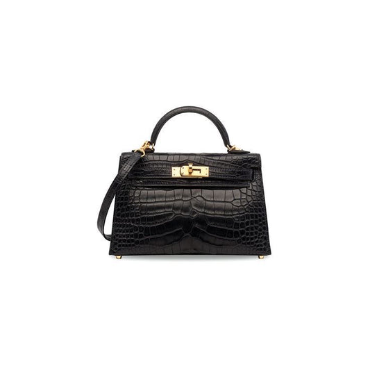 Black Mini Kelly Birkin bag  ( In Stock)