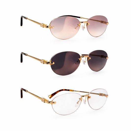MiuMiu Metal Frame Glasses