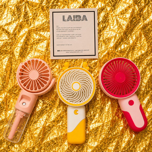3pc Summer Fans Value pack