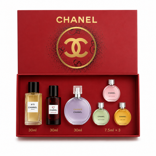 Chanel Mini Perfume Gift Set Box – 30ml & 7.5ml Collection