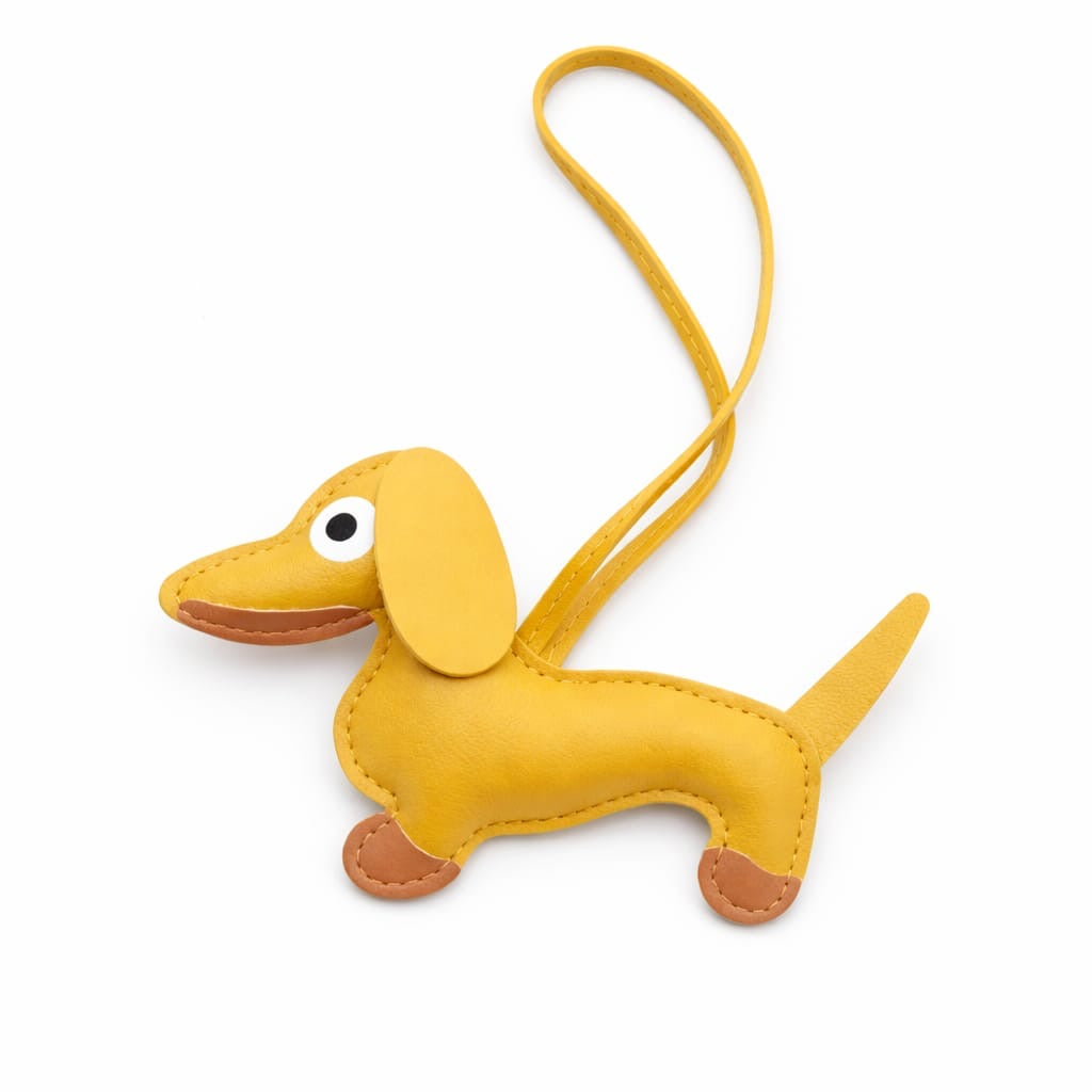 Dog bag charm keychain
