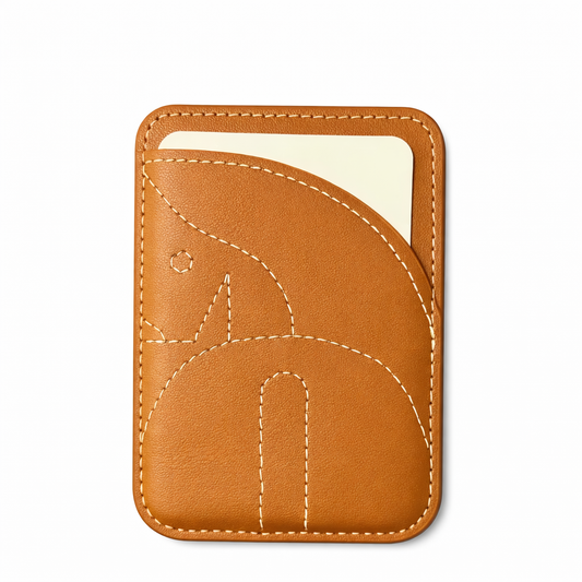 Hermes Brown Magnetic Cardholder (15-20 Days Delivery Time)