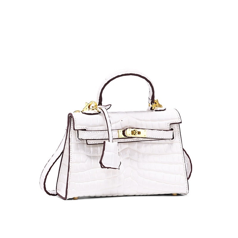 White mini Kelly Birkin bag (In Stock)