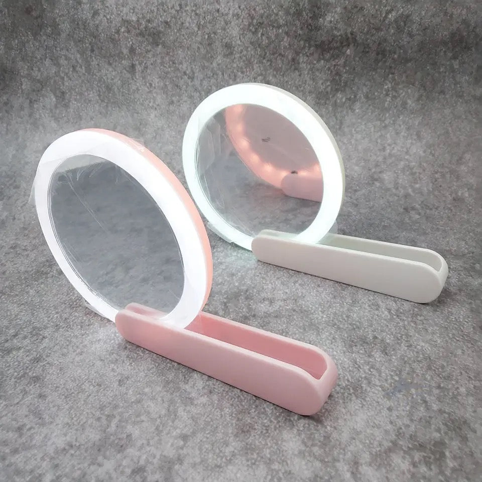 Round shape light mirror