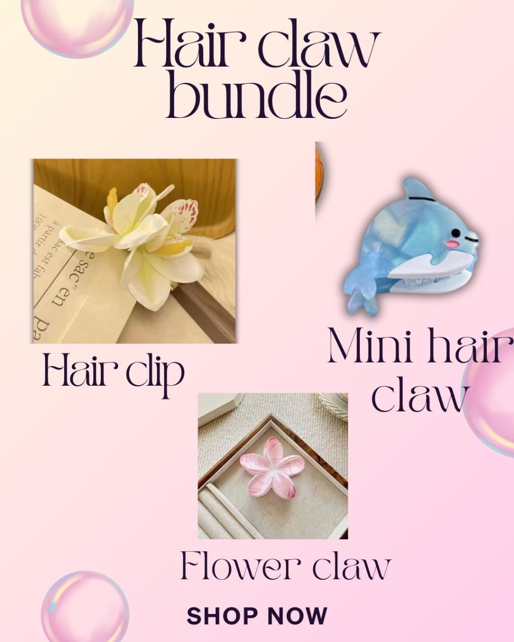 Hair Claws Bundle